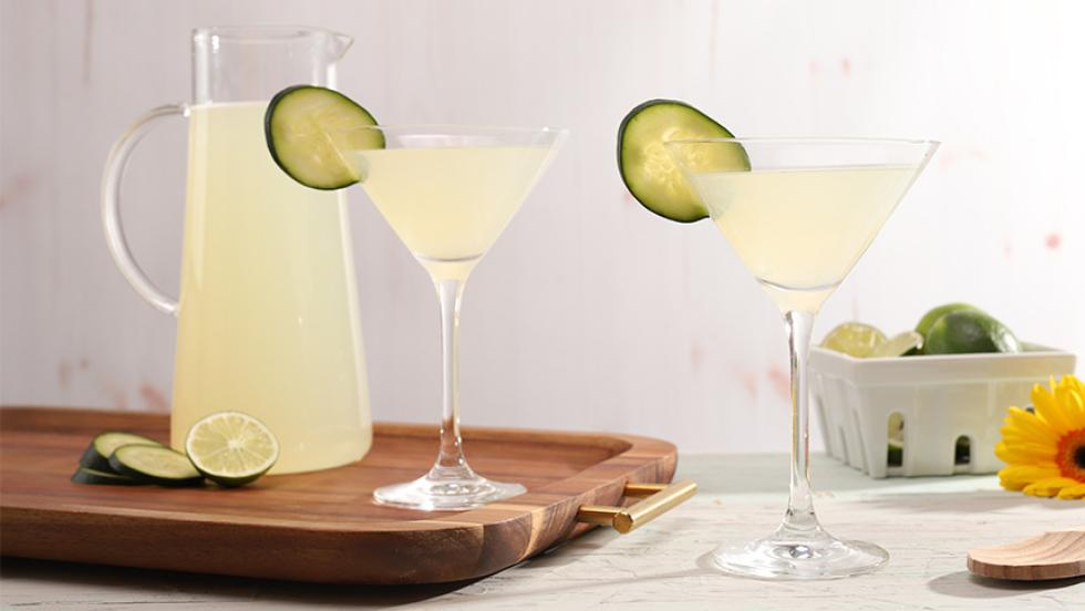 Cucumber Basil Martini